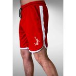 Deep sense Erkek Kırmızı Yazlık Spor Şort Günlük Basketbol Futbol Fitness Egzersizi Koşu Bermuda
