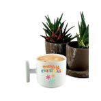 DeepCraft Best Quality 'Merry Christmas' T Kulplu Kupa Yılbaşı,Sevgililer Günü, Hediyelik Kupa 185ML