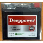 Deeppower 12 Volt 5 Amper Motosiklet Aküsü-Ölçüler 114*71*106 mm - 1,7 KG.YTX5A-BS - Çok Renkli - 1 Adet