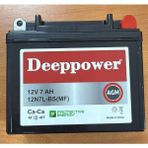 Deeppower 12 Volt 7 Amper Motosiklet Aküsü-Ölçüler 114*71*131 Mm. - 2,3 kg 12N7L-BS Dikey - Çok Renkli - 1 Adet
