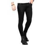Deepsea 2004157 Siyah Skinny Kesim Erkek Kot Pantolon