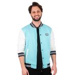 Deepsea 2304765 Açık Mavi Armalı Çıtçıtlı Erkek Kolej Mont