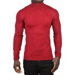 DeepSEA Bordo Slim Fit Tam Boğazlı Balıkçı Yaka Erkek Triko Kazak - Şık & Modern 2505495 - XL