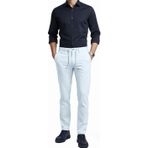 DeepSEA Erkek Buz Mavisi Esnek Kumaş Slim Fit Beli Lastikli Günlük Spor Pantolon 2601070
