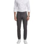 Deepsea Erkek Füme Esnek Kumaş Slim Fit Beli Lastikli Günlük Spor Pantolon 2601070 - 36