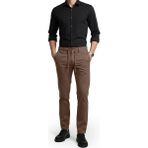 Deepsea Erkek Kahve Esnek Kumaş Slim Fit Beli Lastikli Günlük Spor Pantolon 2601070 - 36