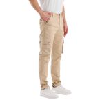 DeepSEA Erkek Rahat Kesim Gabardin Kargo Pantolon – Outdoor Stil Cepli Model Spor Pantolon 2505245
