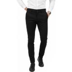 Deepsea Erkek Siyah Modern Fit Likralı Kumaş Pantolon Günlük & Ofis Kullanımı 2602020 - 33