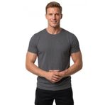 DeepSEA Erkek Slim Fit%90 Pamuk Likralı Yumuşak Dokulu Basic Tişört 1801131