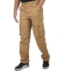 DeepSEA Hardal Sarısı Geniş Kesim Gabardin Kargo Pantolon – Likralı Outdoor Stil Çok Cepli Erkek Pantolon 1705421 - 31