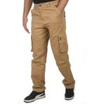 DeepSEA Hardal Sarısı Geniş Kesim Gabardin Kargo Pantolon – Likralı Outdoor Stil Çok Cepli Erkek Pantolon 17