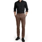 Deepsea Kahve Esnek Kumaş Slim Fit Beli Lastikli Günlük Spor Pantolon 2601070 - 30
