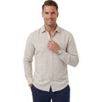 Deepsea Krem Slim Fit Çizgili %100 Pamuk Erkek Gömlek – Nefes Alan Şık Günlük Gömlek 2602626 - 2XL