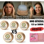 Deepsea Migren & Baş Ağrısı Için Rahatlatıcı Etki(5 Ad)Doğal Kristal Mentol Masaj TAŞI-125G Hmd Sabun Hediye