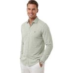 Deepsea Yeşil Slim Fit Çizgili %100 Pamuk Erkek Gömlek – Nefes Alan Şık Günlük Gömlek 2602626 - XL