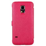 Deer Case Samsung Galaxy S5 View Flip Kahverengi Cep Telefonu Kılıfı