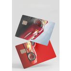 Deer Şimşek Mcqueen 2'Li Kart Kaplama Sticker Kredi/Banka Kartı Kaplama