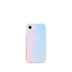 Deercase iPhone 16E Pembe Hologram Kamera Lens Korumalı Magsafe Premium Lansman Uyumlu Telefon Kılıfı