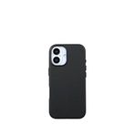 Deercase iPhone 17 Deri Gizli Magsafe Uyumlu Premium Kamera Koruma Darbe Emici Siyah Telefon Kılıfı
