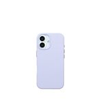 Deercase iPhone 17 Premium Kamera Koruma Darbe Emici Lila Vegan Deri Gizli Magsafe Uyumlu Telefon Kılıfı