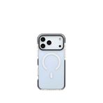 Deercase İphone 17 Pro Gri Beyaz Premium Darbe Emici Lüks Kamera Korumalı Magsafe Uyumlu Telefon Kılıfı