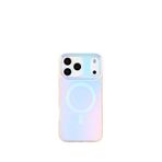 Deercase iPhone 17 Pro Hologramlı Kamera Lens Korumalı Magsafe Uyumlu Premium Beyaz Telefon Kılıfı