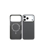 Deercase iPhone 17 Pro Max Magsafe Uyumlu Premium Karbon Fiber Kırmızı Telefon Kılıfı