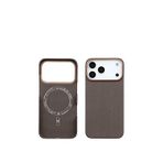 Deercase iPhone 17 Pro Max Magsafe Uyumlu Premium Karbon Fiber Pembe Telefon Kılıfı