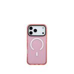 Deercase iPhone 17 Pro Max Pembe Premium Darbe Emici Lüks Kamera Korumalı Magsafe Uyumlu Sarı Telefon Kılıfı