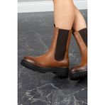 Deery E2020ZTBAC01 Taba Deri Kadın Bot