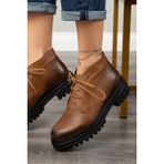 Deery Hakiki Deri Taba Rengi Kadın Bot - 01847ZTBAE01