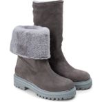 Deery Hakiki Süet Gri Kadın Bot - 02150ZGRIE02