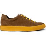 Deery Hakiki Süet Taba Rengi Erkek Sneaker Ayakkabı - 01829MTBAC04