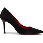 Deery Kadın Siyah Süet Stiletto Topuklu Ayakkabı - P4539ZSYHM03