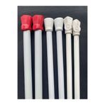 Deevine Craft Ev Hanımı Örgü Şiş Seti 9-10-12 Numara Kalın Örgü Şiş