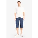 DeFacto %100 Pamuk Hafif Kumaş Regular Fit Jean Uzun Bermuda Şort F4222ax25sm