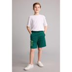 DeFacto %100 Pamuk Minecraft Regular Fıt Sweatshirt Kumaşı Şort Erkek Çocuk H8245A826HS