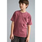 DeFacto %100 Pamuk New Regular Fit Bisiklet Yaka Kısa Kollu Tişört Erkek Çocuk G9417A826SM - Mor-PR220 - 11 - 12 Yaş