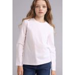 DeFacto %100 Pamuk Regular Fit Bisiklet Yaka Uzun Kollu Tişört Kız Çocuk G0860A826SP - Beyaz-WT34 - 11 - 12 Yaş