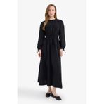 DeFacto %100 Pamuk Regular Fıt Poplin Midi Elbise G9814AX26SP