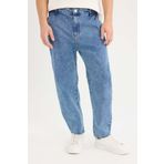 DeFacto %100 Pamuk Relaxed Slouchy Fit Rahat Kesim Düz Paça Jean Yıkamalı Pantolon E5387ax25sp