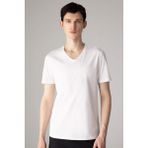 DeFacto %100 Pamuk Slim Fit Dar Kesim V Yaka Basic Düz Kısa Kollu Beyaz Tişört M7668AZ24SP - Beyaz-WT34