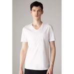 DeFacto %100 Pamuk Slim Fit Dar Kesim V Yaka Basic Düz Kısa Kollu Beyaz Tişört M7668AZ24SPWT34