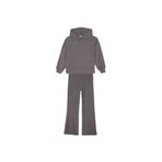 DeFacto 2'li Takım Kapüşonlu Sweatshirt Eşofman Altı Kız Çocuk, 9-10 Yaş, F3542A825WN, Antrasit-AR84, kız-çocuk