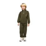 DeFacto 2'li Takım Nakışlı Polar Dik Yaka Düğmeli Sweatshirt Eşofman Altı Erkek Bebek F7603A525WN, 9-12 Ay