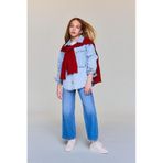 Defacto 90s Wıde Leg Geniş Paça Jean Pantolon Kız Çocuk G4648a826smnm39 Mavi-nm39