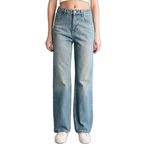 DeFacto 90's Wide Leg Yüksek Bel Jean Pantolon, 36, H5413AX26HS, Mavi-NM28, Kadın