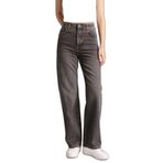 DeFacto 90's Wide Leg Yüksek Bel Uzun Jean Yıkamalı Pantolon, 44, G8836AX26SP, NM92, Kadın