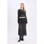 DeFacto A Form Yüksek Bel Dantel Maxi Etek E1795AX24WN