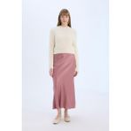 DeFacto A Kesim Normal Bel Saten Midi Etek B1867AX24AU - Pembe-PN429 - 40